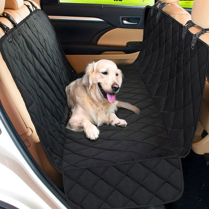 Premium Waterproof Dog Car Seat Cover and Hammock - Versatile 2-in-1 Rear and Trunk Protector for Pets